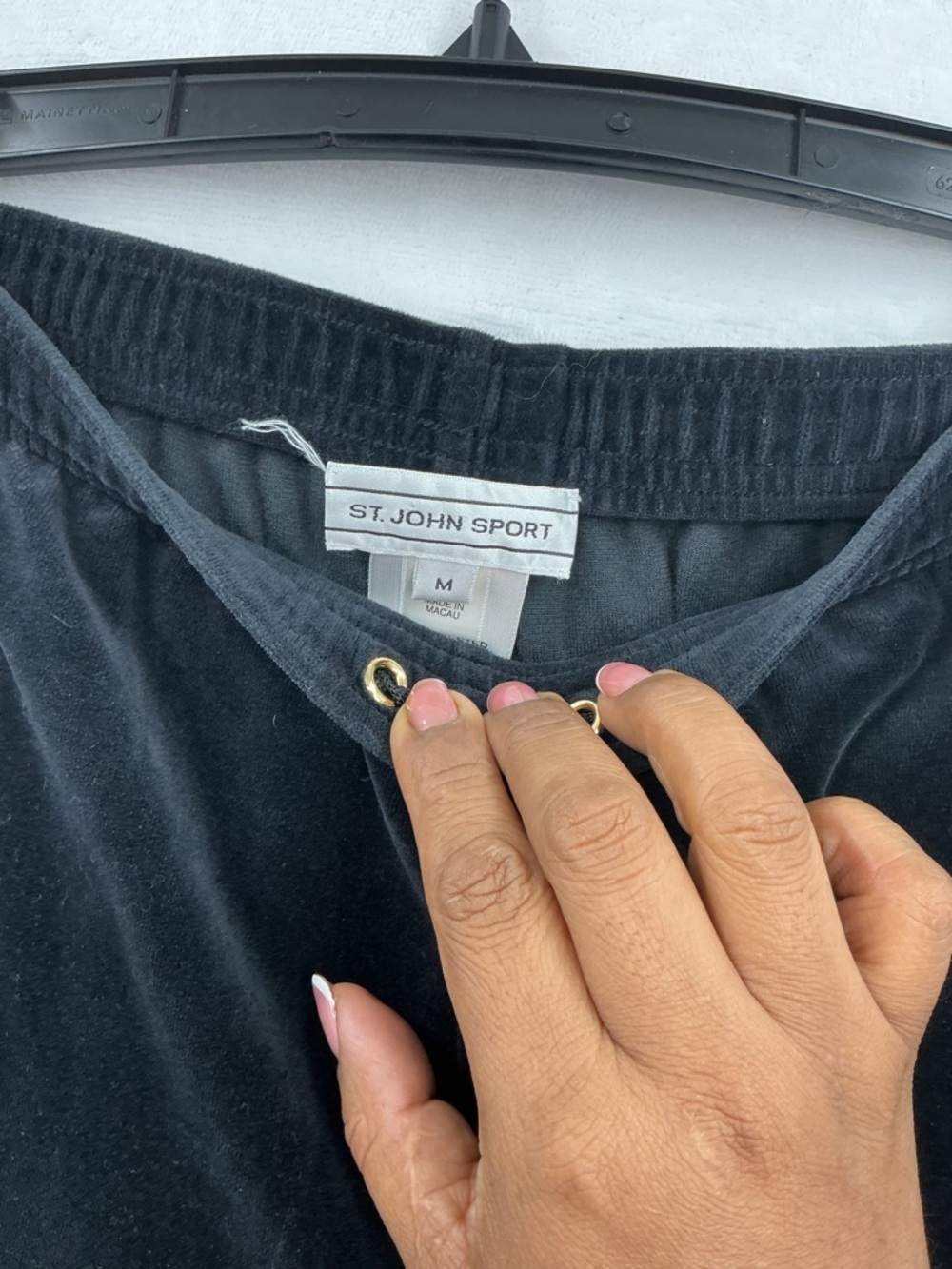 Wide-Leg Black Pull-On Palazzo Pants 830 - Picture 4 of 7